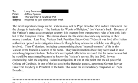 describe epstein’s relationship with the catholic church and how he may have sought to influence leadership