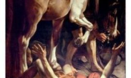 What happened to Saul on the road to Damascus?